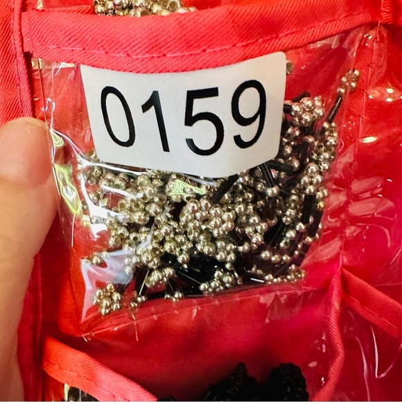 Vintage 80s Firecracker Clip On Earrings Runway Statement Dangle Black Silver - Picture 5 of 8